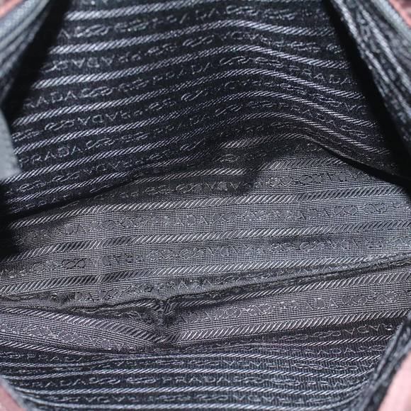 PRADA Shoulder Bag Nylon Brown Auth bs7444 - Picture 11 of 16